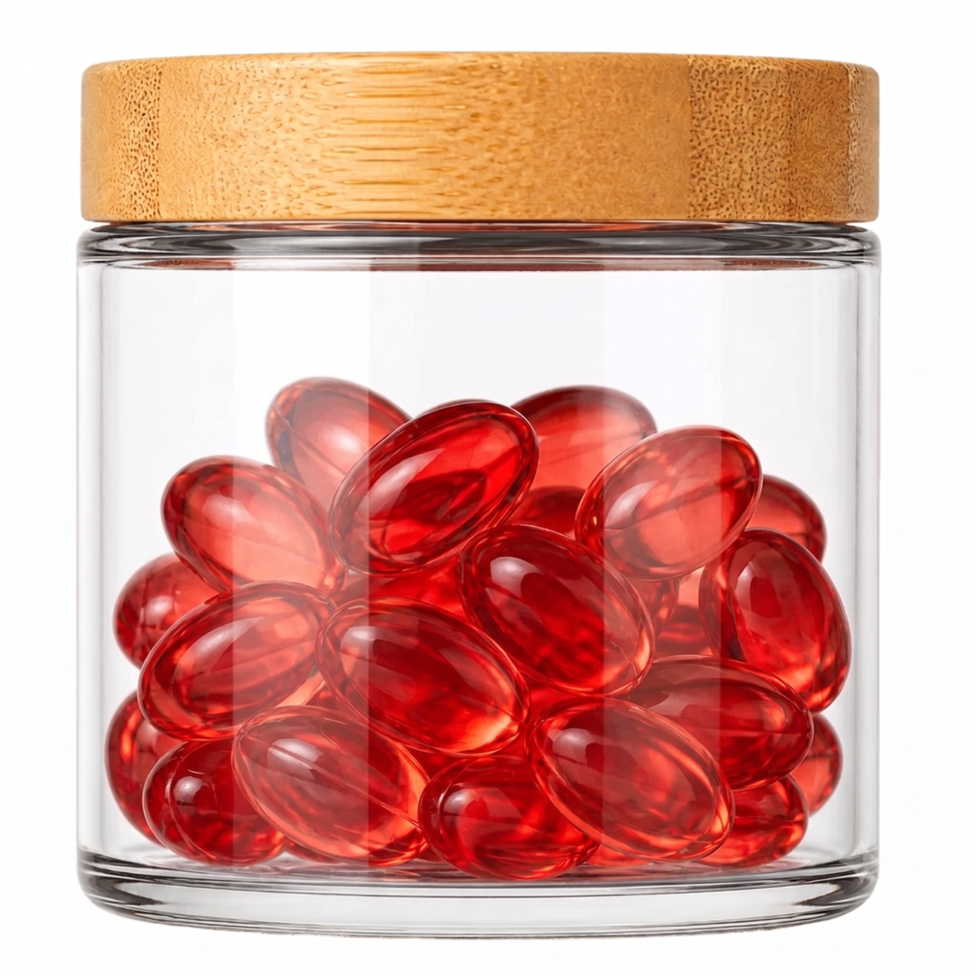 Bamboo Lid Glass Jar